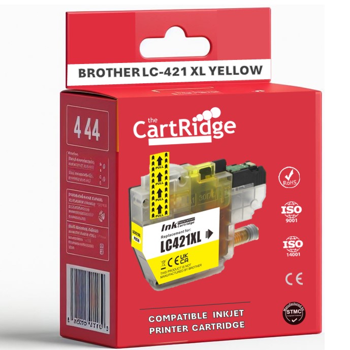Huismerk LC421XL Brother Inktcartridges | XL Vulling | Flexibele MultiPacks | Haarscherpe afdrukken | 100% compatibel