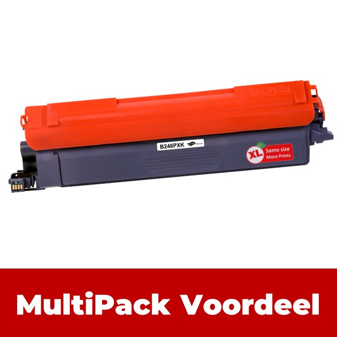 Huismerk TN248 XL Brother Toner Cartridge | MultiPacks | Haarscherpe afdrukken | 100% compatibel |