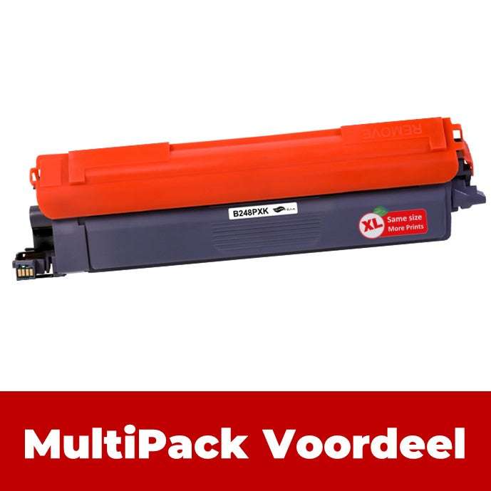 Huismerk TN248 XL Brother Toner Cartridge | MultiPacks | Haarscherpe afdrukken | 100% compatibel |