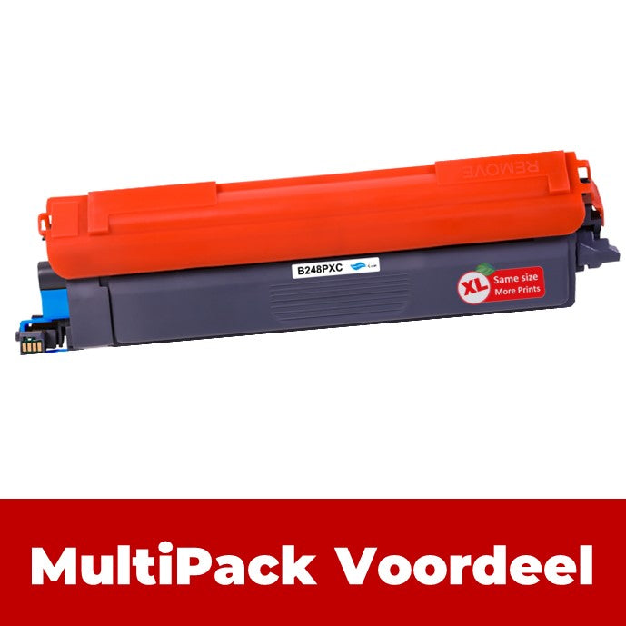 Huismerk TN248 XL Brother Toner Cartridge | MultiPacks | Haarscherpe afdrukken | 100% compatibel |