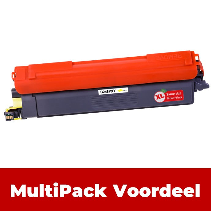 Huismerk TN248 XL Brother Toner Cartridge | MultiPacks | Haarscherpe afdrukken | 100% compatibel |