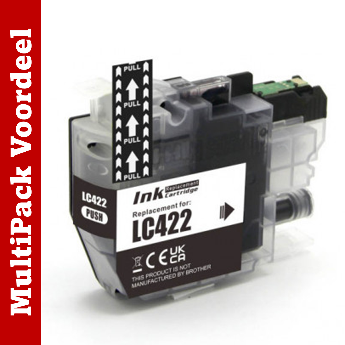 Huismerk LC422XL Brother Inktcartridges | XL Vulling | Flexibele MultiPacks | Haarscherpe afdrukken | 100% compatibel |