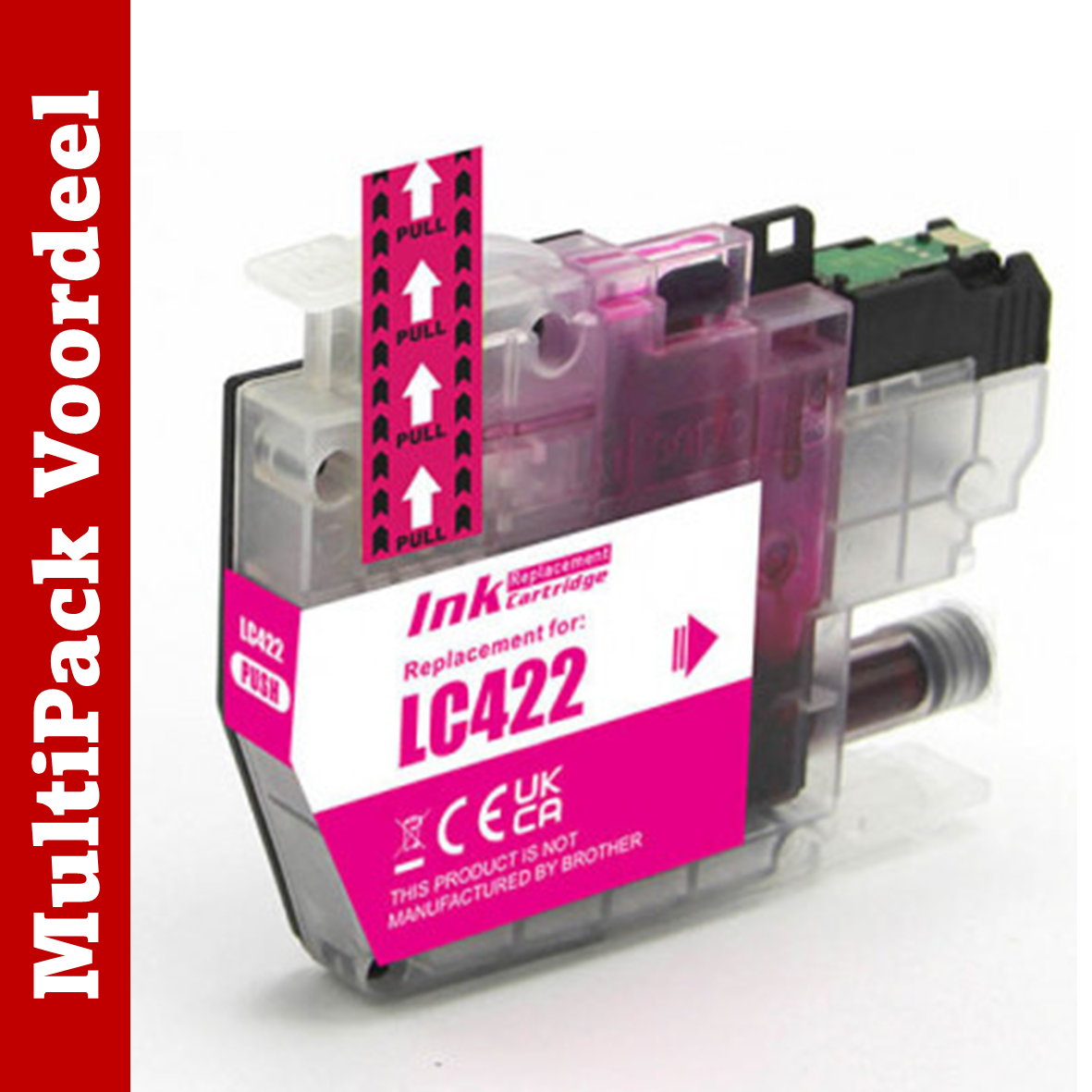 Huismerk LC422XL Brother Inktcartridges | XL Vulling | Flexibele MultiPacks | Haarscherpe afdrukken | 100% compatibel |