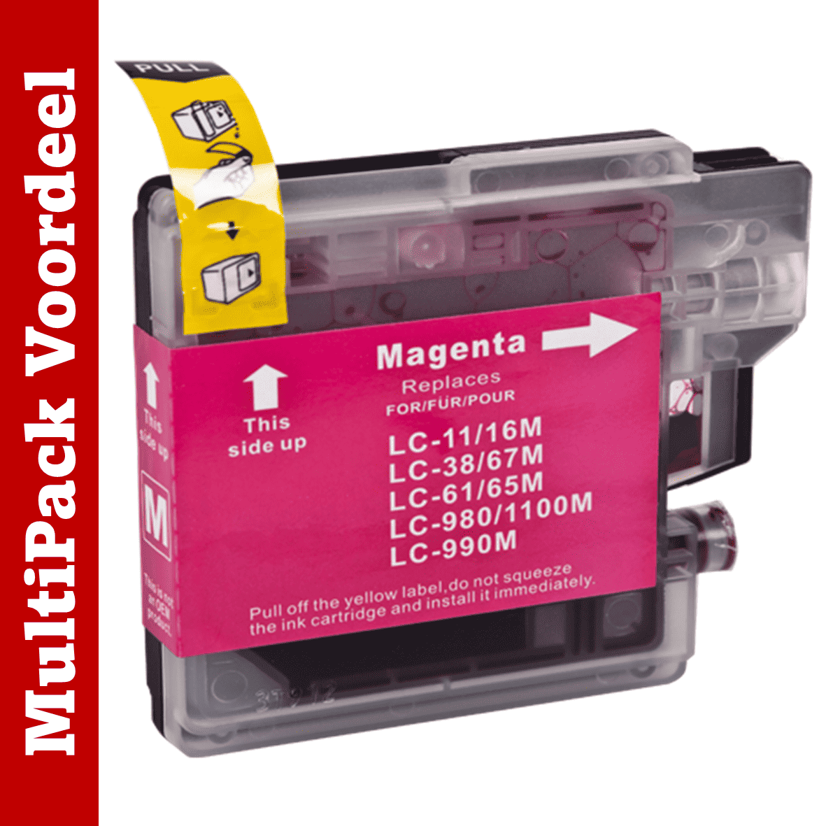 Huismerk LC980/ LC985 XL Brother Inktcartridges | Zwart en Kleuren | MultiPacks & Los | XL Veel Meer Prints, Zelfde Formaat |
