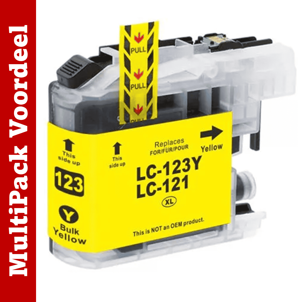 Huismerk LC123/ LC121 XL Brother Inktcartridges | Zwart en Kleuren | MultiPacks & Los | XL Veel Meer Prints, Zelfde Formaat |