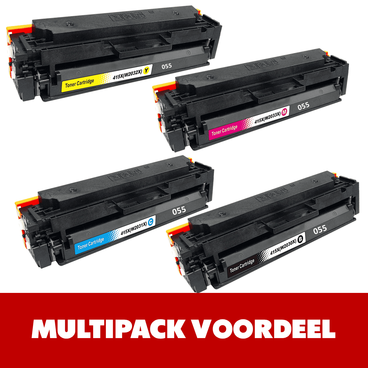 Huismerk Canon 055 / 055H Toner | Diverse MultiPacks | Ook Professioneel Gebruik|