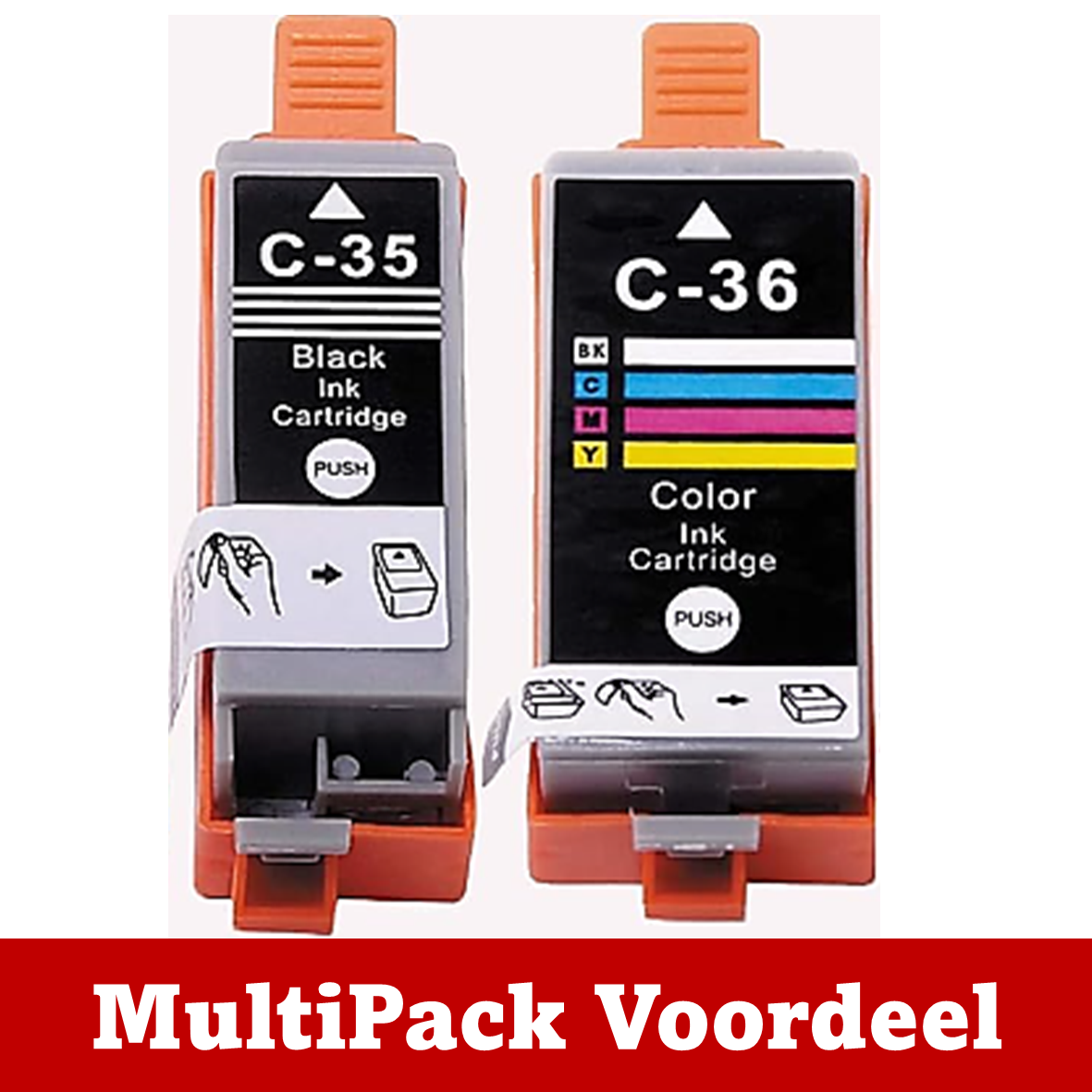 Huismerk 35 / 36 Canon Inktcartridges | Diverse MultiPacks & Los | Geschikt Voor Professioneel Gebruik| EU Ingekocht |