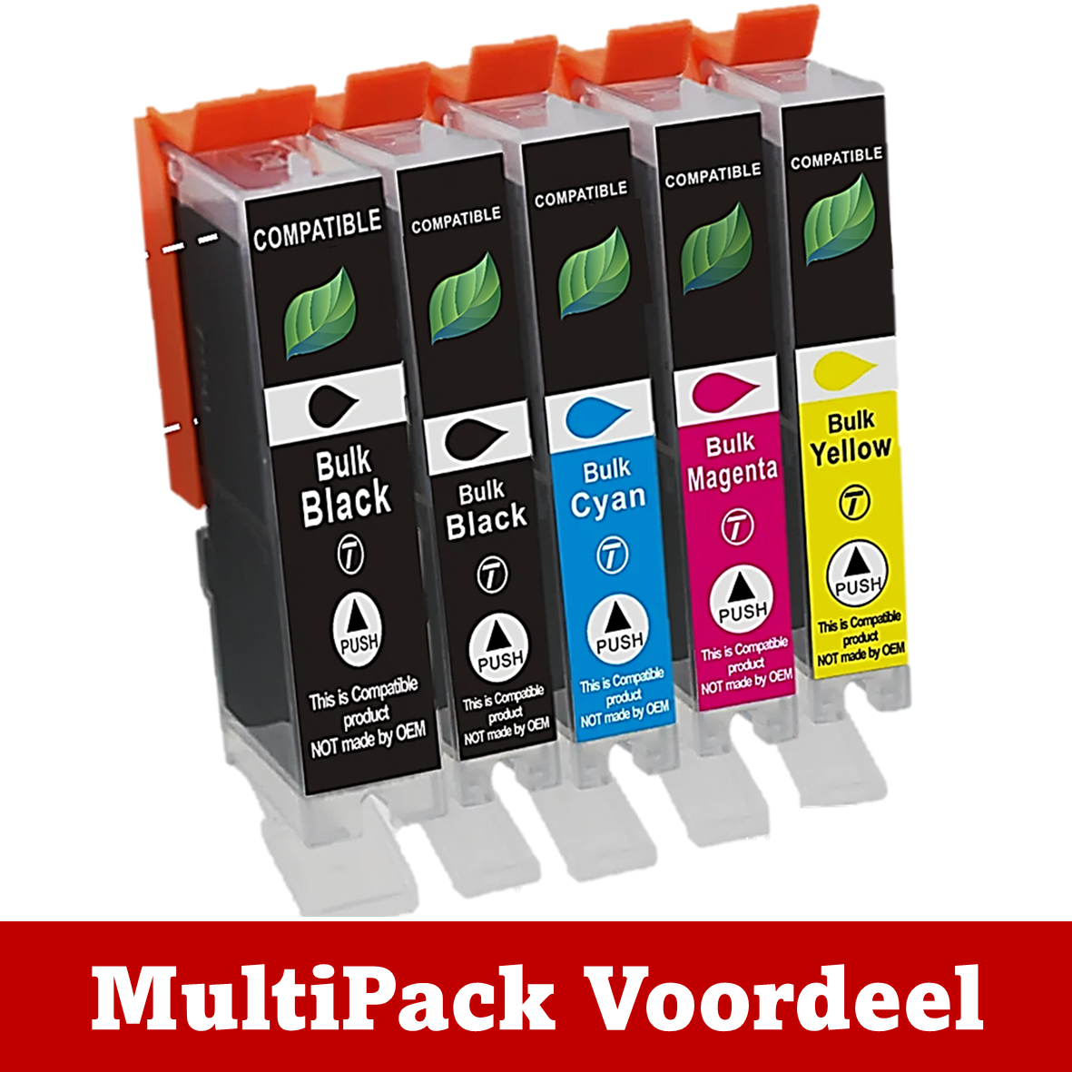 Huismerk 520 / 521 XXL Canon Inktcartridges | Flexibele MultiPacks | Meer Prints, Zelfde Cartridge |