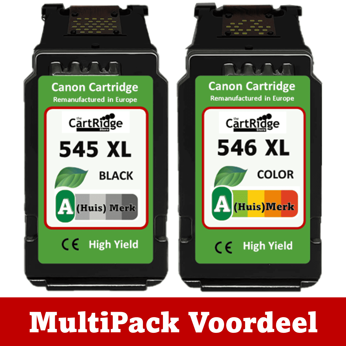 Huismerk 545 / 546 XXL Canon Inktcartridges | MultiPacks | Professioneel Gebruik| EU |