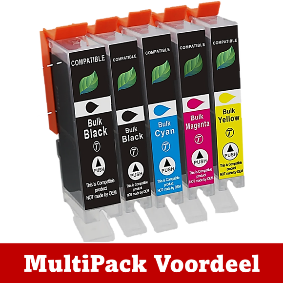 Huismerk 550 / 551 XXL Canon Inktcartridges | Diverse MultiPacks & Los | XXL, Veel Meer Prints, Zelfde Cartridge | EU Ingekocht |