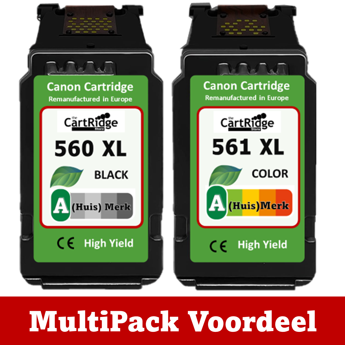 Huismerk 560 / 561 XXL Canon Inktcartridges | MultiPacks | Professioneel Gebruik| EU |