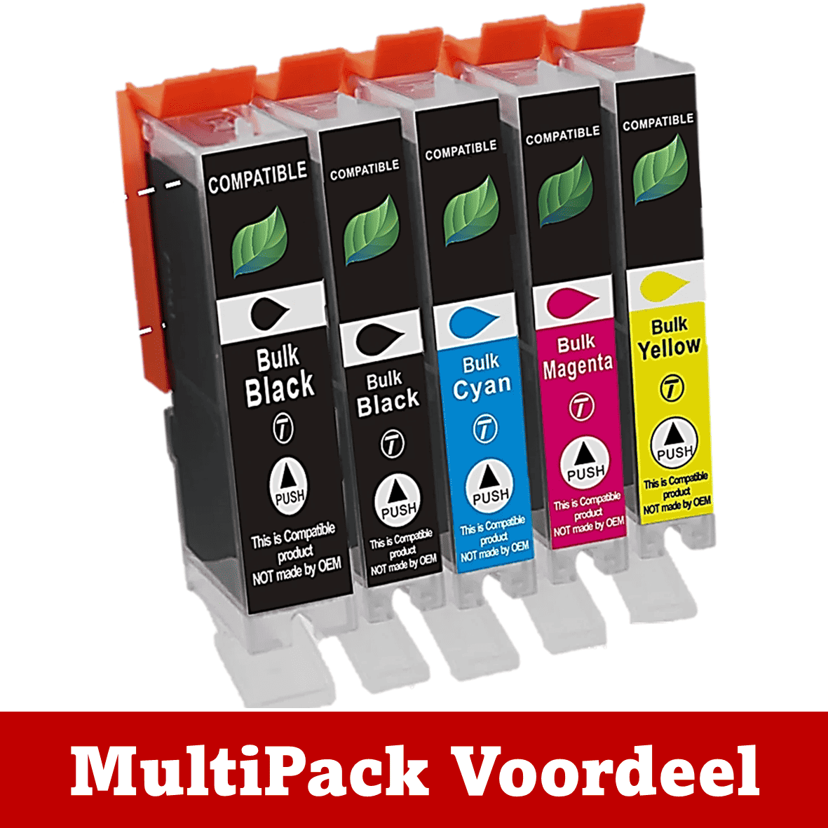Huismerk 580 / 581 XL Canon Inktcartridges | Flexibele MultiPacks | Meer Prints, Zelfde Cartridge | EU |