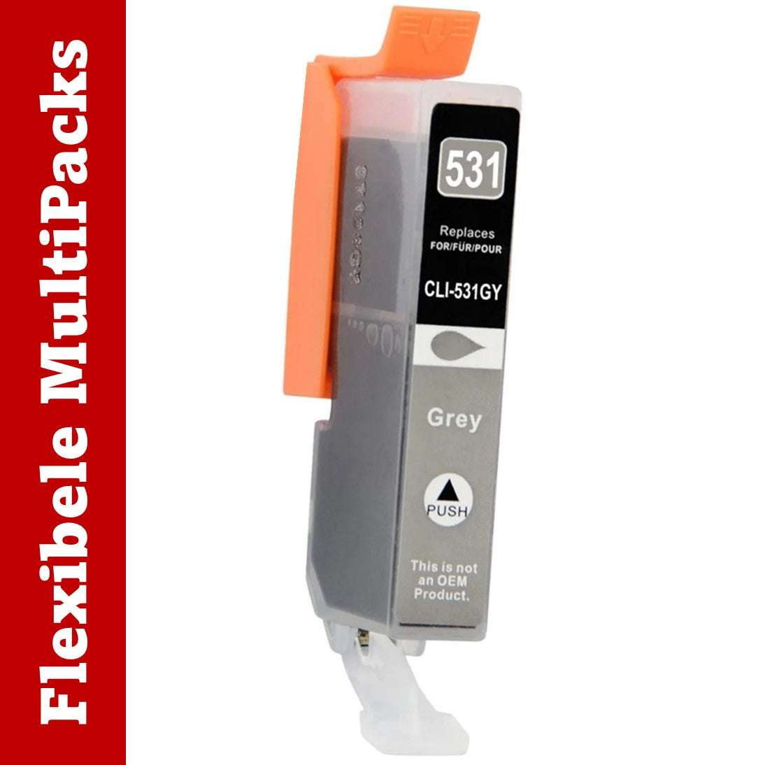 Huismerk 530 / 531 XL Canon Inktcartridges | Flexibele MultiPacks | Meer Prints, Zelfde Cartridge | EU |