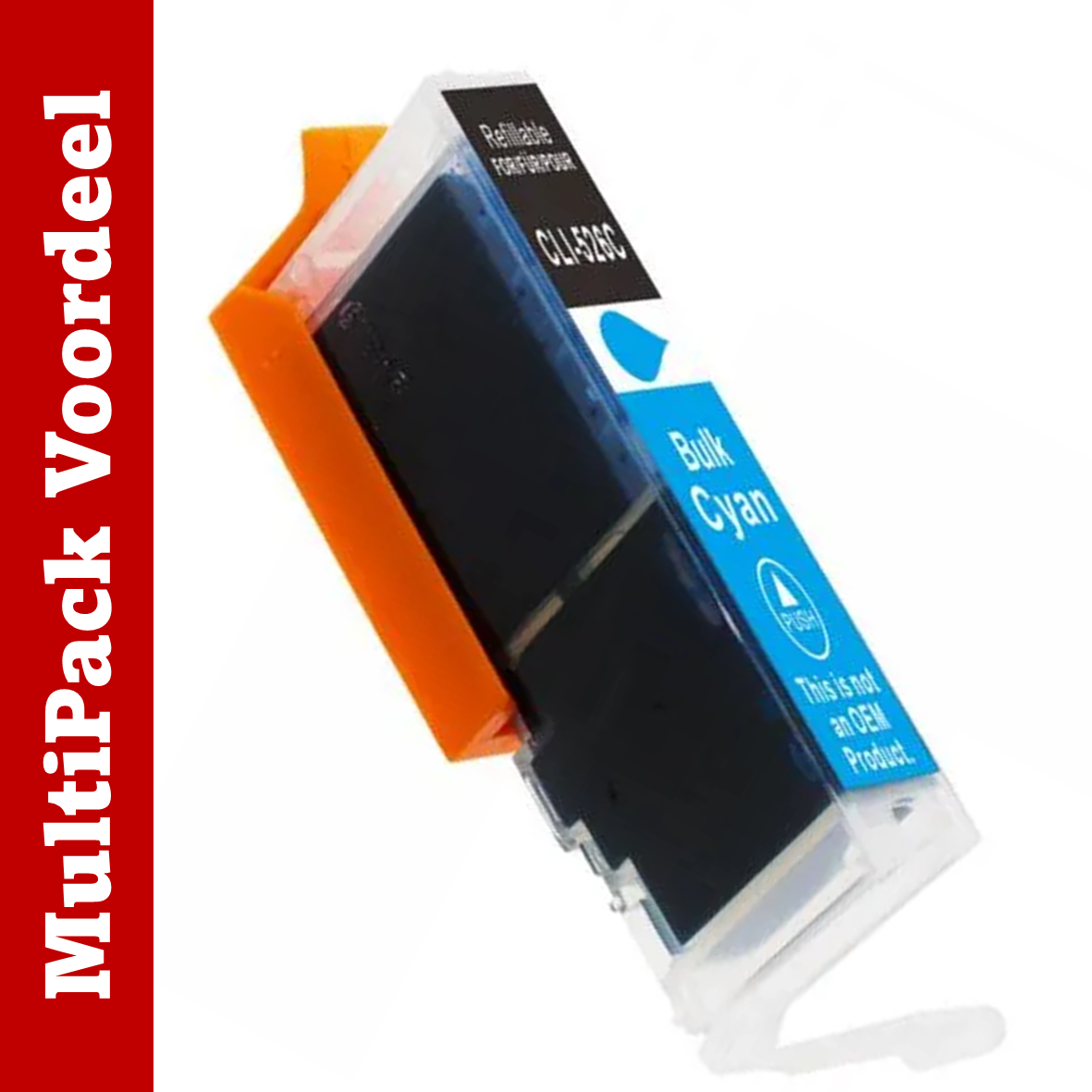 Huismerk 525 / 526 XXL Canon Inktcartridges | Flexibele MultiPacks | Meer Prints, Zelfde Cartridge | CE |