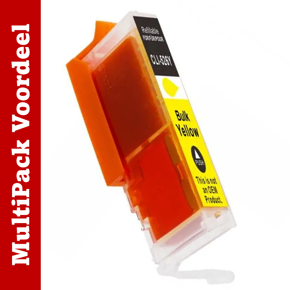 Huismerk 525 / 526 XXL Canon Inktcartridges | Flexibele MultiPacks | Meer Prints, Zelfde Cartridge | CE |