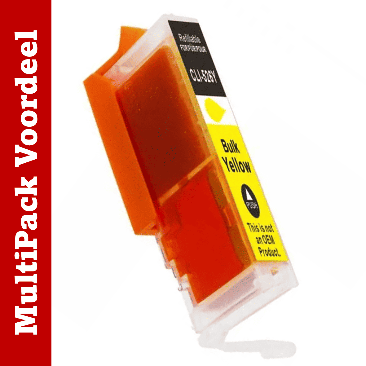Huismerk 525 / 526 XXL Canon Inktcartridges | Flexibele MultiPacks | Meer Prints, Zelfde Cartridge | CE |