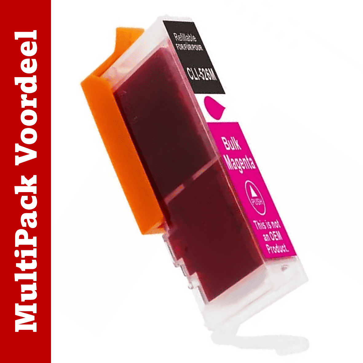 Huismerk 525 / 526 XXL Canon Inktcartridges | Flexibele MultiPacks | Meer Prints, Zelfde Cartridge | CE |