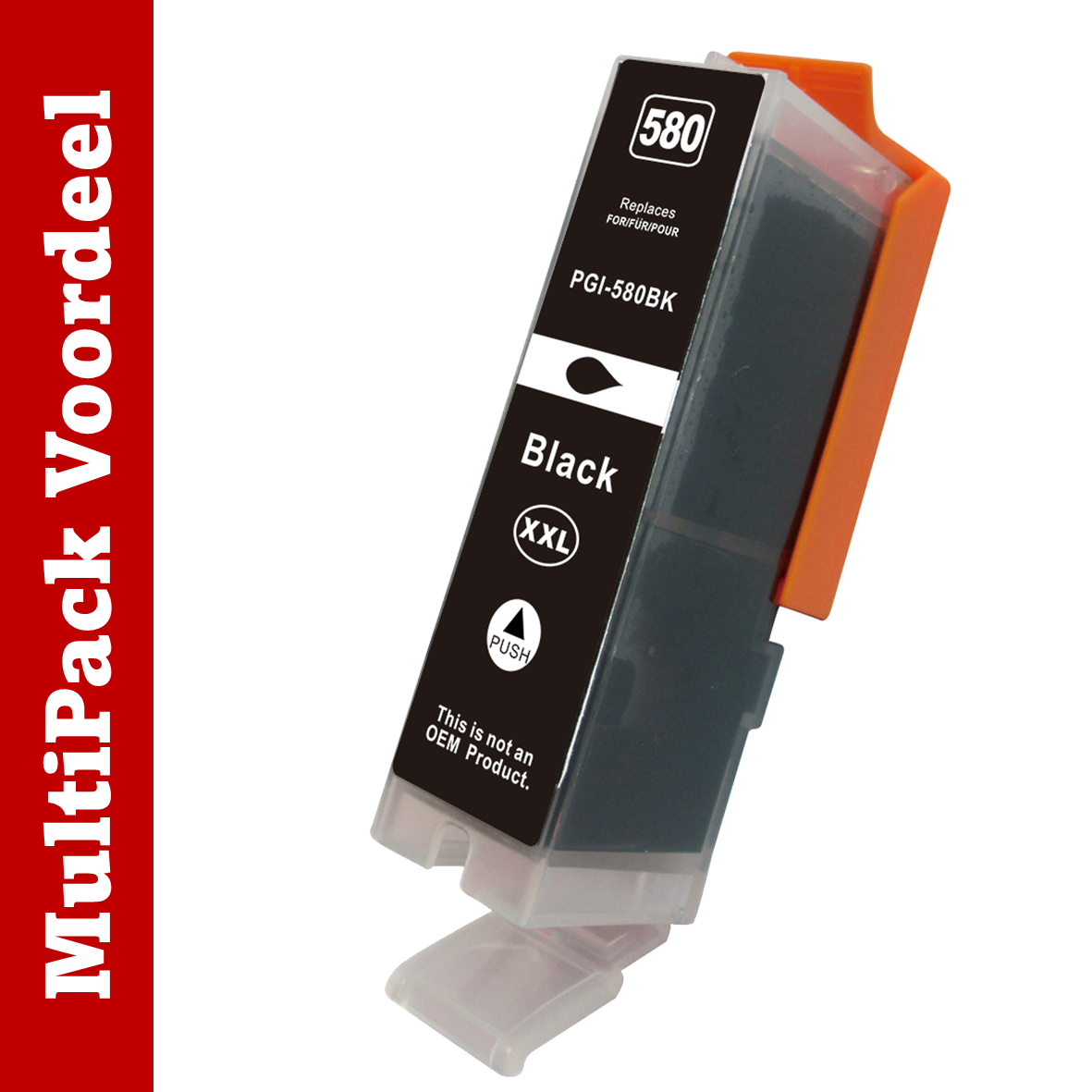 Huismerk 580 / 581 XL Canon Inktcartridges | Flexibele MultiPacks | Meer Prints, Zelfde Cartridge | EU |