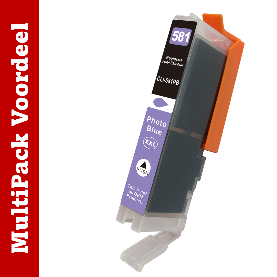 Huismerk 580 / 581 XL Canon Inktcartridges | Flexibele MultiPacks | Meer Prints, Zelfde Cartridge | EU |