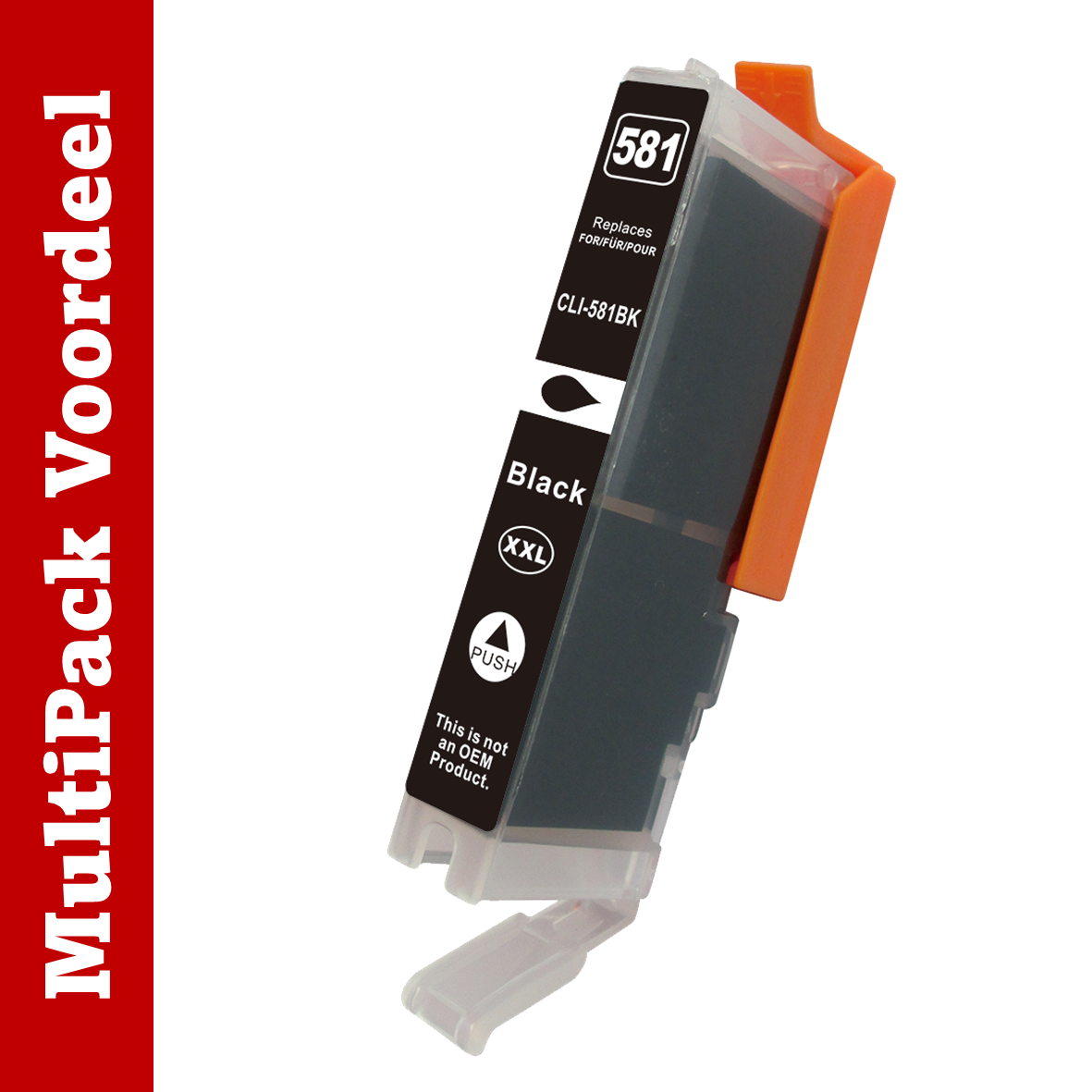 Huismerk 580 / 581 XL Canon Inktcartridges | Flexibele MultiPacks | Meer Prints, Zelfde Cartridge | EU |
