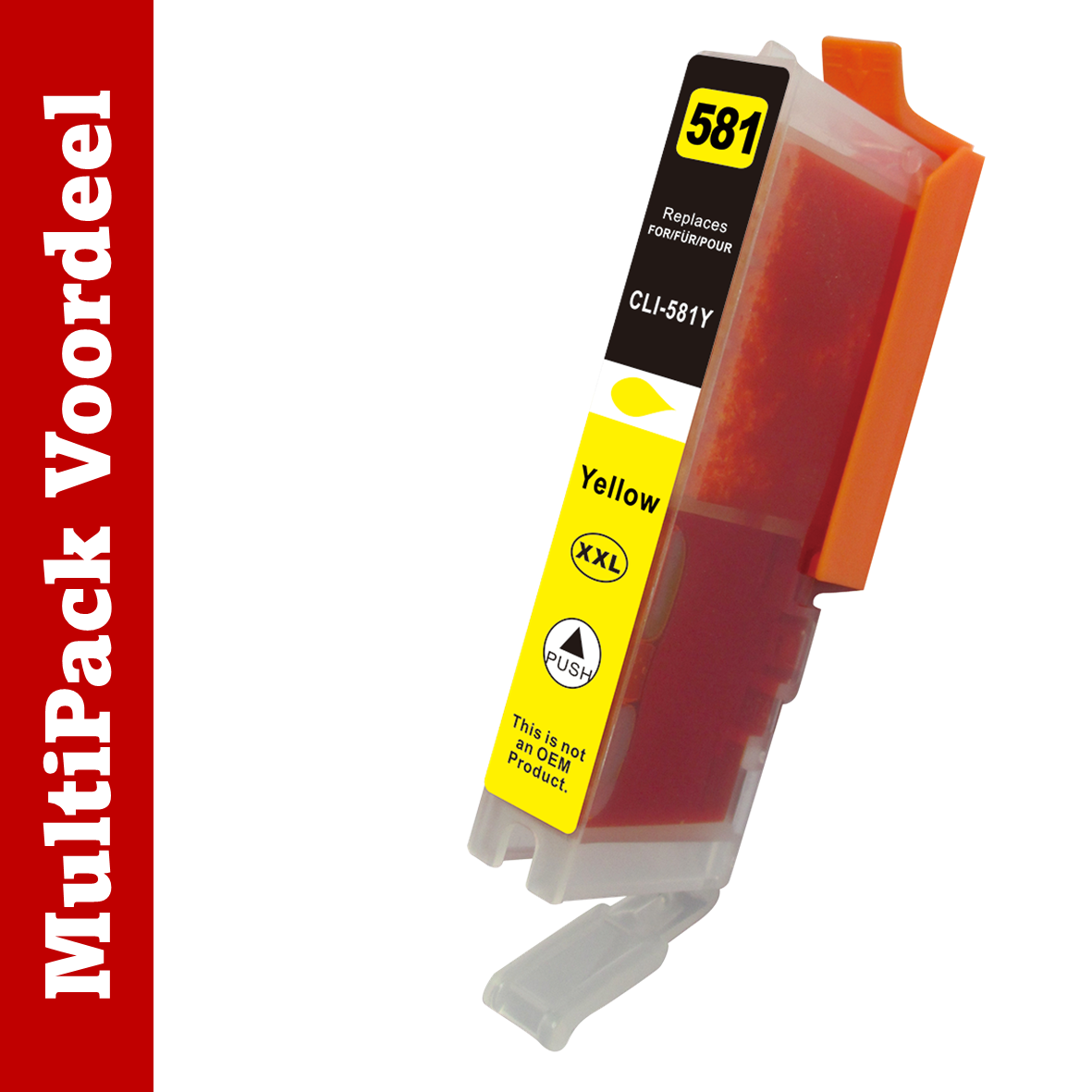Huismerk 580 / 581 XL Canon Inktcartridges | Flexibele MultiPacks | Meer Prints, Zelfde Cartridge | EU |