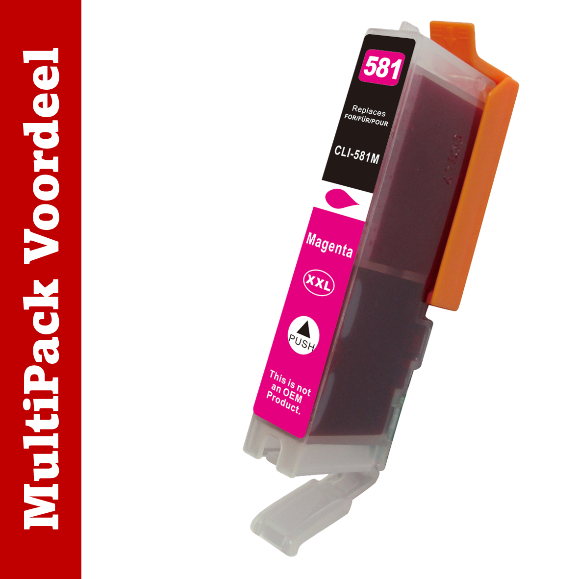 Huismerk 580 / 581 XL Canon Inktcartridges | Flexibele MultiPacks | Meer Prints, Zelfde Cartridge | EU |