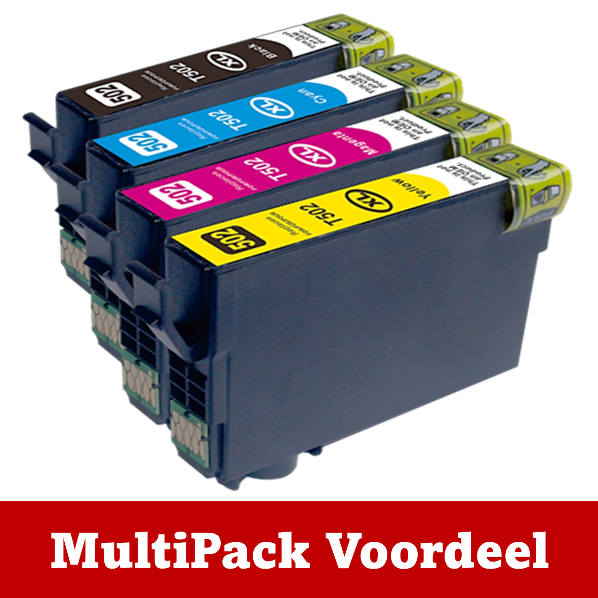 Huismerk 502 XL Epson Inktcartridges | MultiPacks & Los | XL, Meer Prints, Zelfde Cartridge | ISO9001, ISO14001, CE, Rohs |