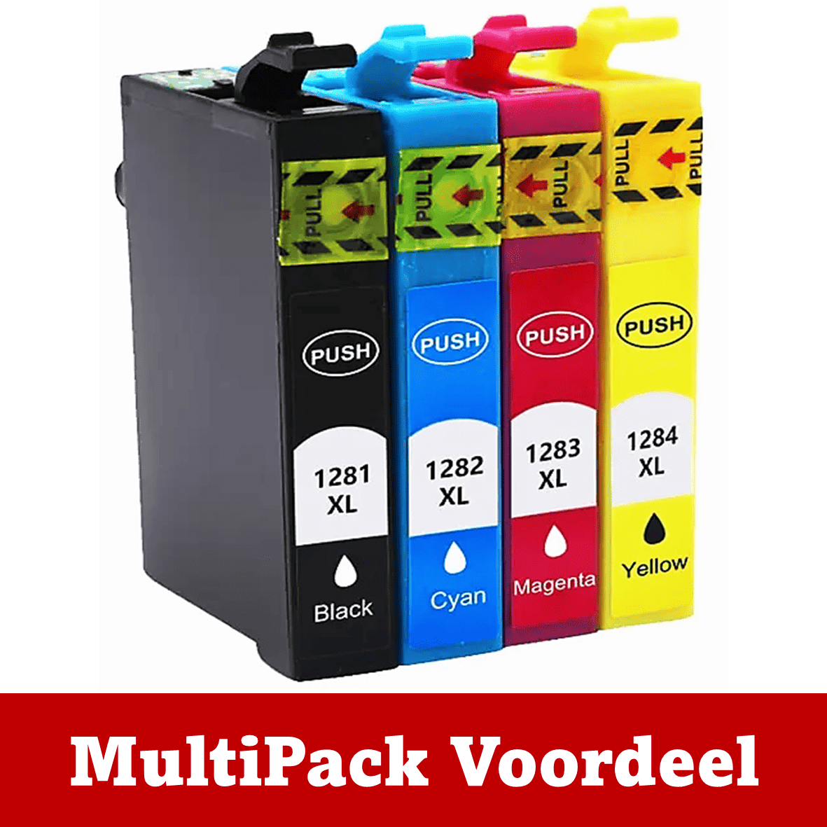 Huismerk T128-Serie XL / T1285 Epson Inktcartridges | MultiPacks & Los | XL, Meer Prints, Zelfde Cartridge | CE