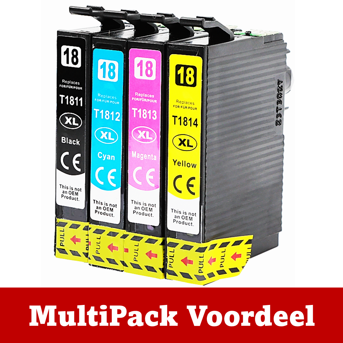 Huismerk 18 XXL Epson Inktcartridges | MultiPacks & Los | XXL, Meer Prints, Zelfde Cartridge | ISO9001, ISO14001, CE, Rohs |