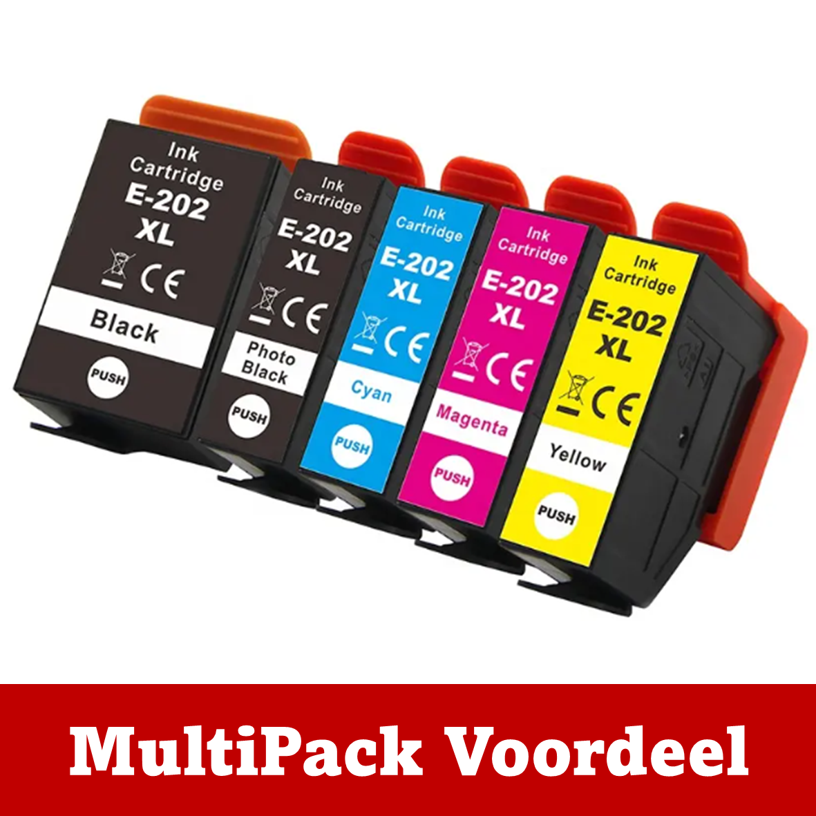 Huismerk 202 XL Epson Inktcartridges | Diverse MultiPacks  | CE