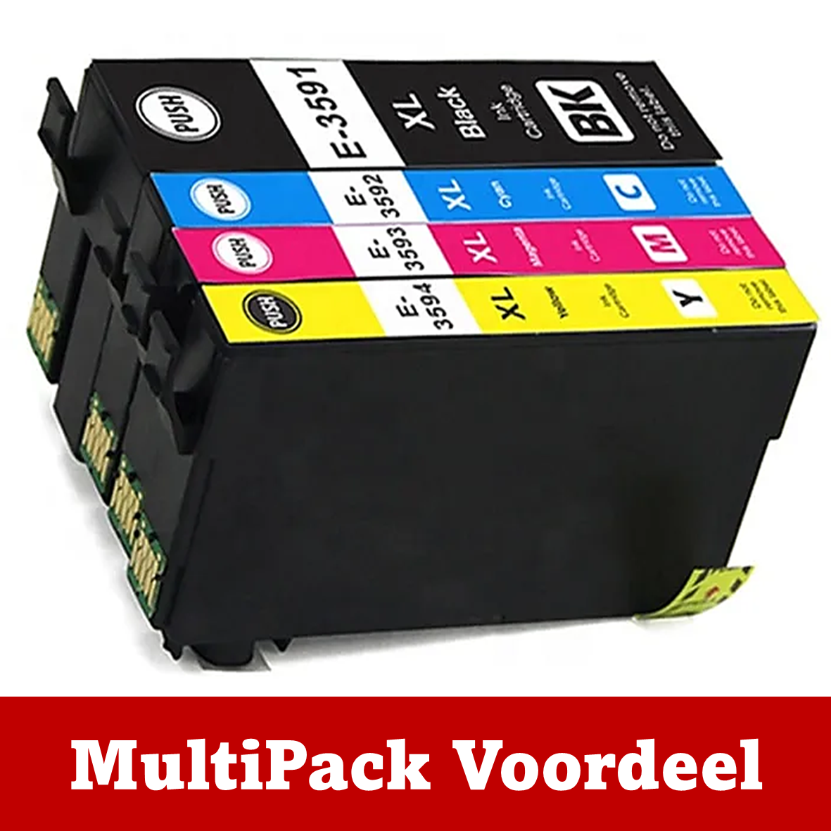 Huismerk 35 XL Epson Inktcartridges | MultiPacks & Los | XL, Meer Prints, Zelfde Cartridge | CE