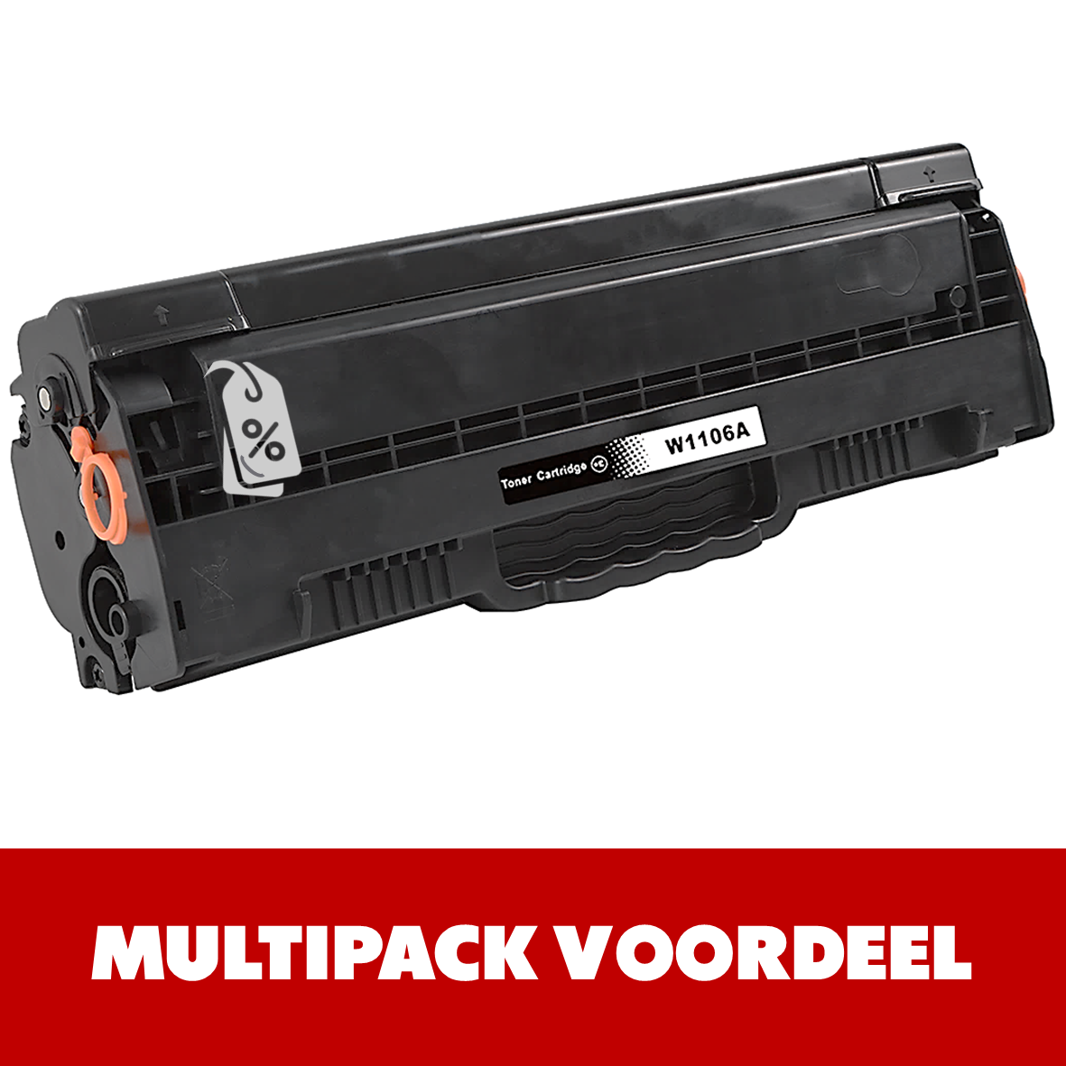 Huismerk HP 106A / W1106A Toner | Zwart | MultiPacks | Intensief Gebruik| CE |