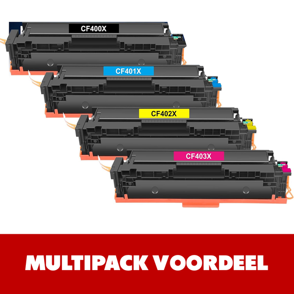 Huismerk 201X / CF40-Serie HP Toner | Zwart en Kleuren |Diverse MultiPacks & Los | CE | Geschikt Voor Intensief Gebruik|