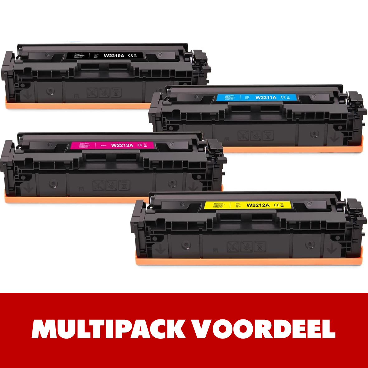 Huismerk HP 207A / W221-Serie Toner | Zwart en Kleuren |Diverse MultiPacks & Los | CE | Geschikt Voor Intensief Gebruik|