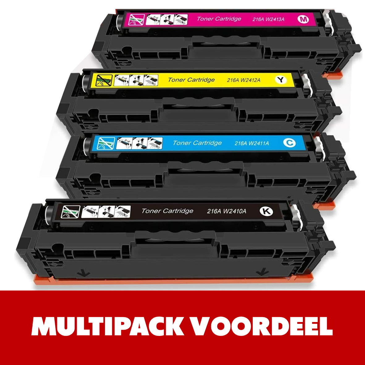 Huismerk HP 216A / W241-Serie Toner | Zwart en Kleuren |Diverse MultiPacks & Los | CE | Geschikt Voor Intensief Gebruik|
