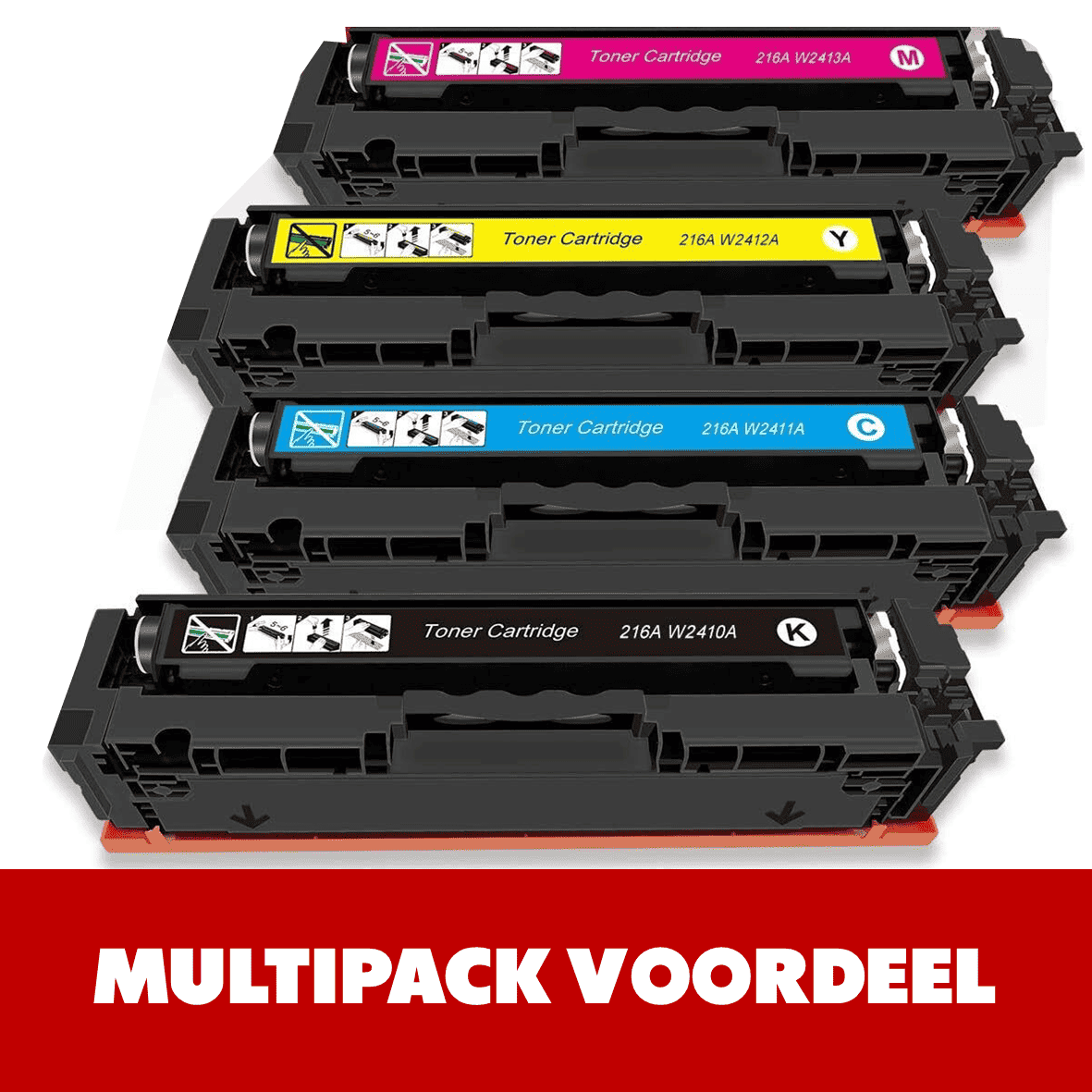 Private Label HP 216A / W241-Series Toner | Black and Colors | Various MultiPacks & Loose | CE | Suitable for intensive use |