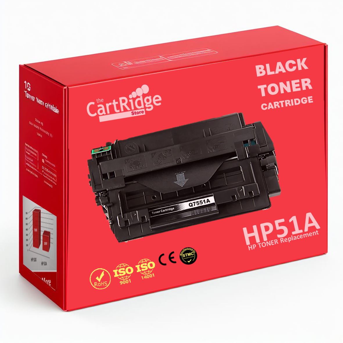 Huismerk HP 51X/ 51a / Q7551A Toner | Zwart |Diverse MultiPacks & Los | 100% Betrouwbaar | Ook Voor Intensief Gebruik| EU Ingekocht |
