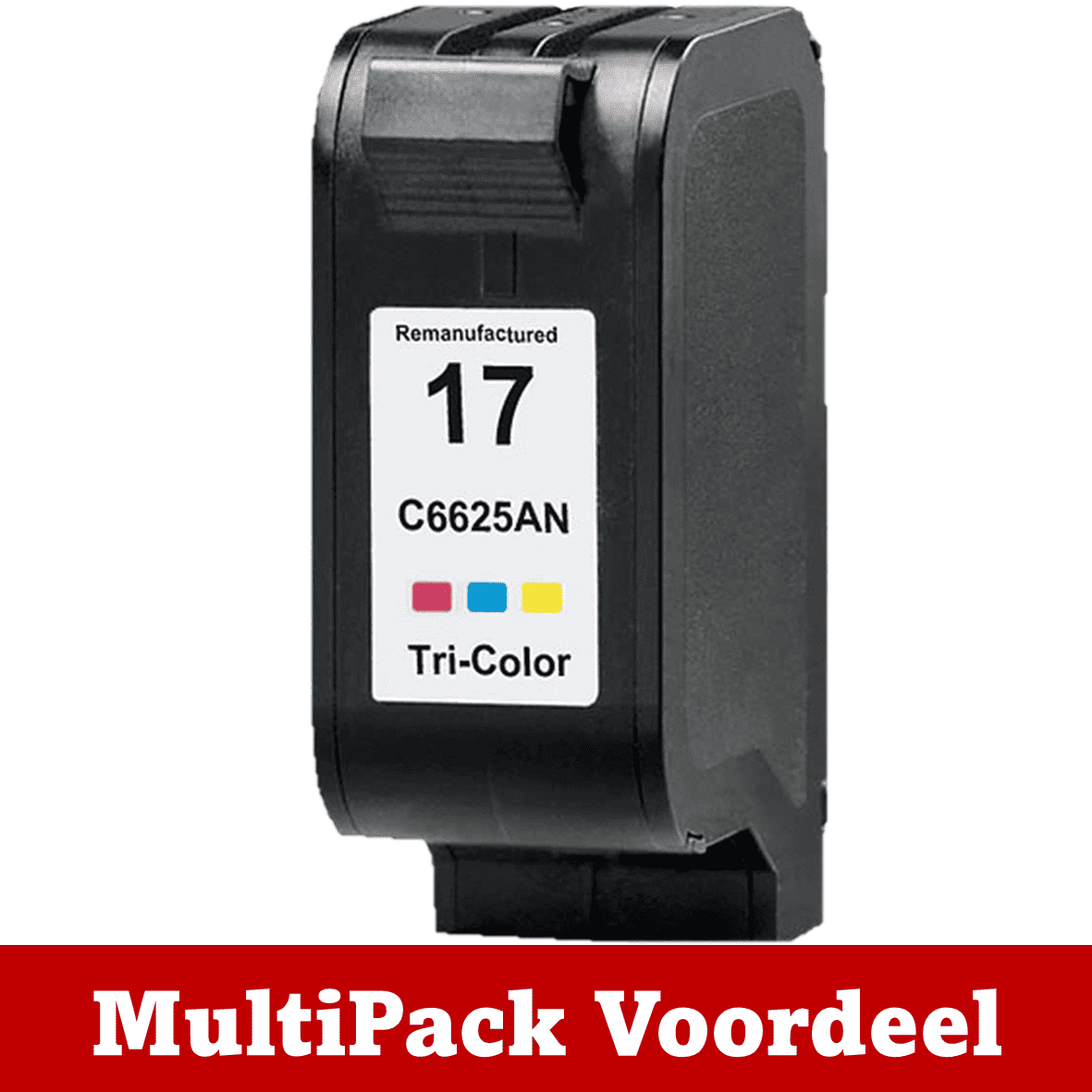 Huismerk HP 17 Inktcartridge | XXL Volume | CE | C6625AE
