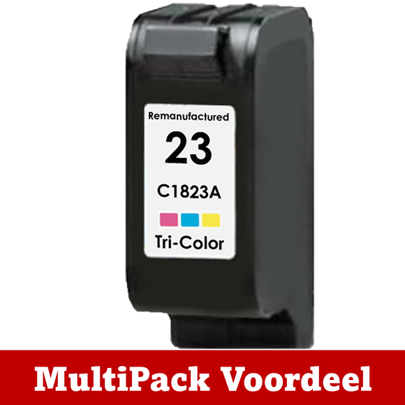 Huismerk HP 23 XL Inktcartridge | Kleur | Diverse MultiPacks & Los | XL: Meer Prints, Zelfde Cartridge | Ook Professioneel | EU Ingekocht |