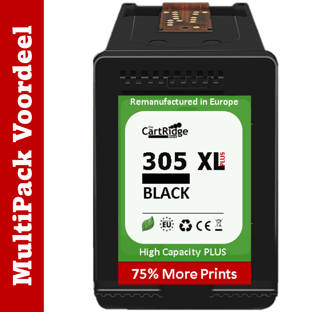 Huismerk HP 305 XXL Inktcartridge | Instelbare MultiPacks | XXL Volume | CE |