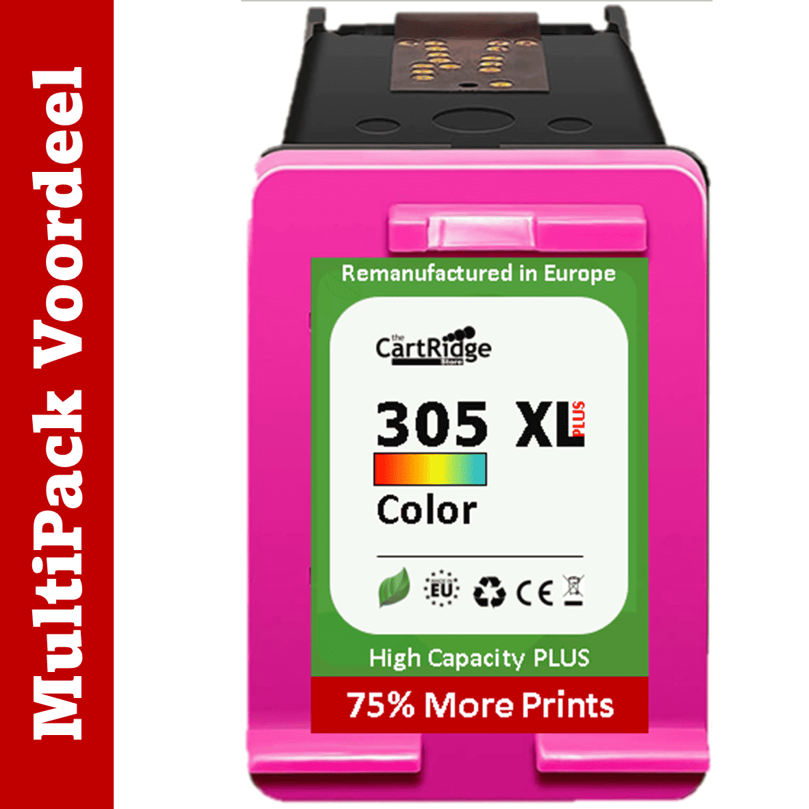 Huismerk HP 305 XXL Inktcartridge | Instelbare MultiPacks | XXL Volume | CE |