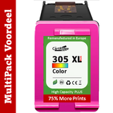Huismerk 305 XXL HP Inktcartridge | Diverse MultiPacks & Los | XL: Meer Prints, Zelfde Cartridge | Ook Professioneel | CE |