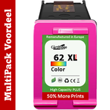Huismerk HP 62 XL Inktcartridge | Diverse MultiPacks & Los | XL: Meer Prints, Zelfde Cartridge | Ook Professioneel | EU Ingekocht |