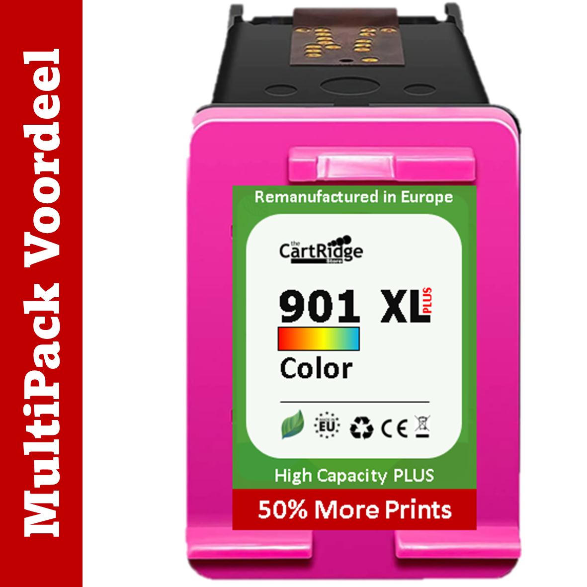Huismerk HP 901 Inktcartridge | Instelbare MultiPacks | XXL Print Volume | CE |