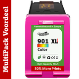 Huismerk 901 XL HP Inktcartridge | Diverse MultiPacks & Los | XL: Meer Prints, Zelfde Cartridge | Ook Professioneel | EU Ingekocht |