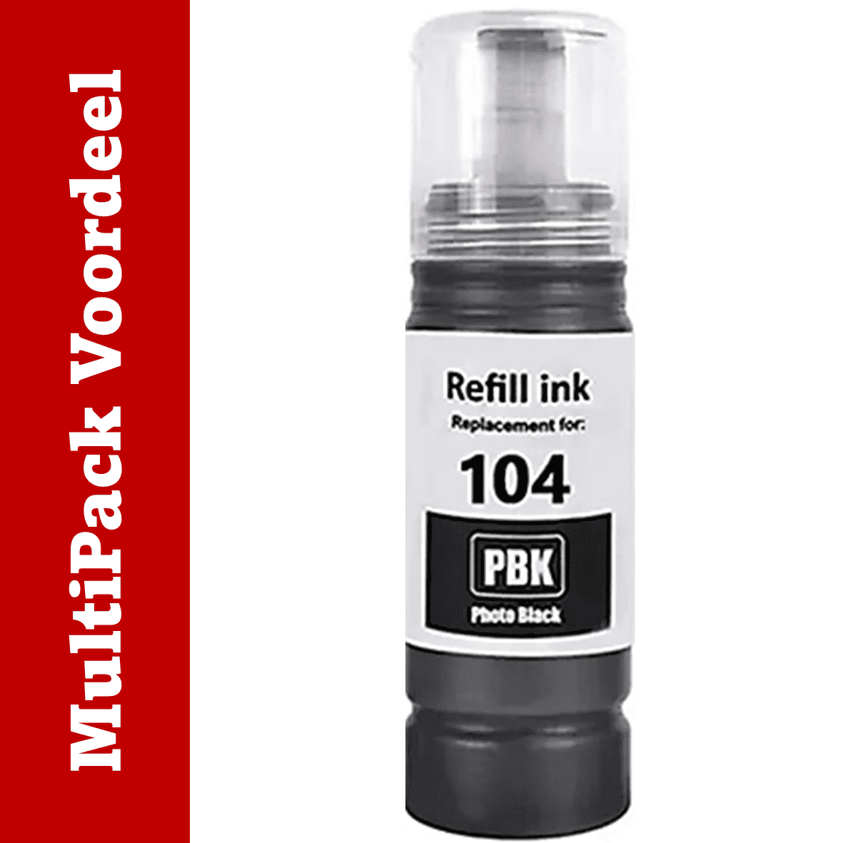 Huismerk 102 / 103 /104 Inktflesjes voor Specifieke Epson ET- Printers (70 ml.) | MultiPacks & Los | ISO9001, ISO14001, CE, Rohs |