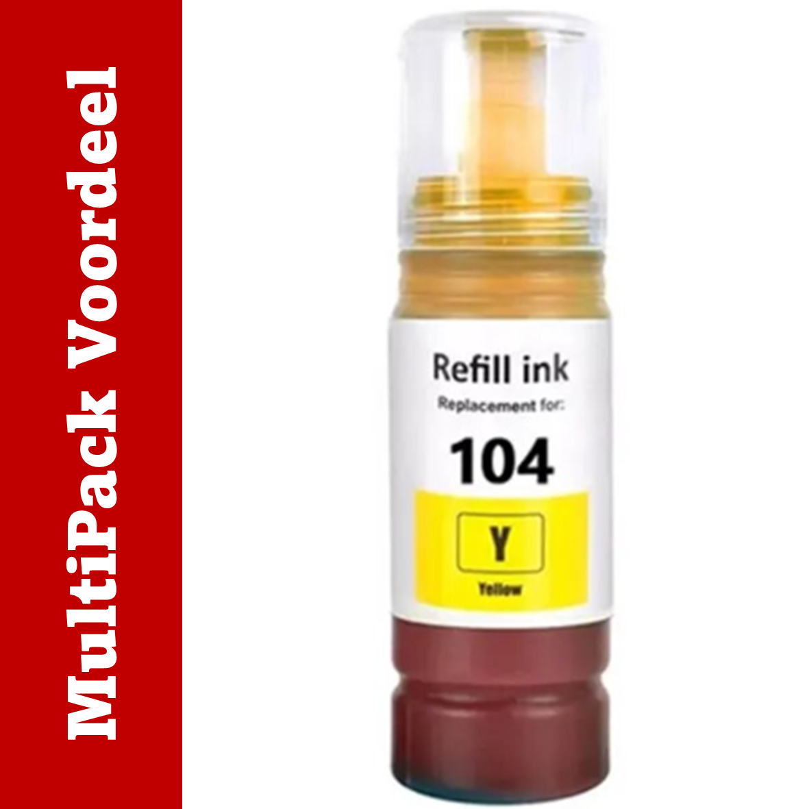 Huismerk 102 / 103 /104 Inktflesjes voor Specifieke Epson ET- Printers (70 ml.) | MultiPacks & Los | ISO9001, ISO14001, CE, Rohs |