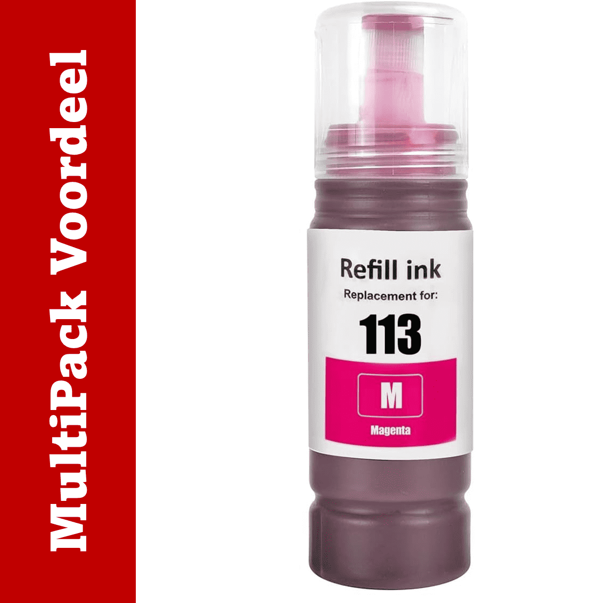 Huismerk 113 Inktflesjes voor Epson Specifieke ET- Printers (70 ml.) | MultiPacks & Los | ISO9001, ISO14001, CE, Rohs |