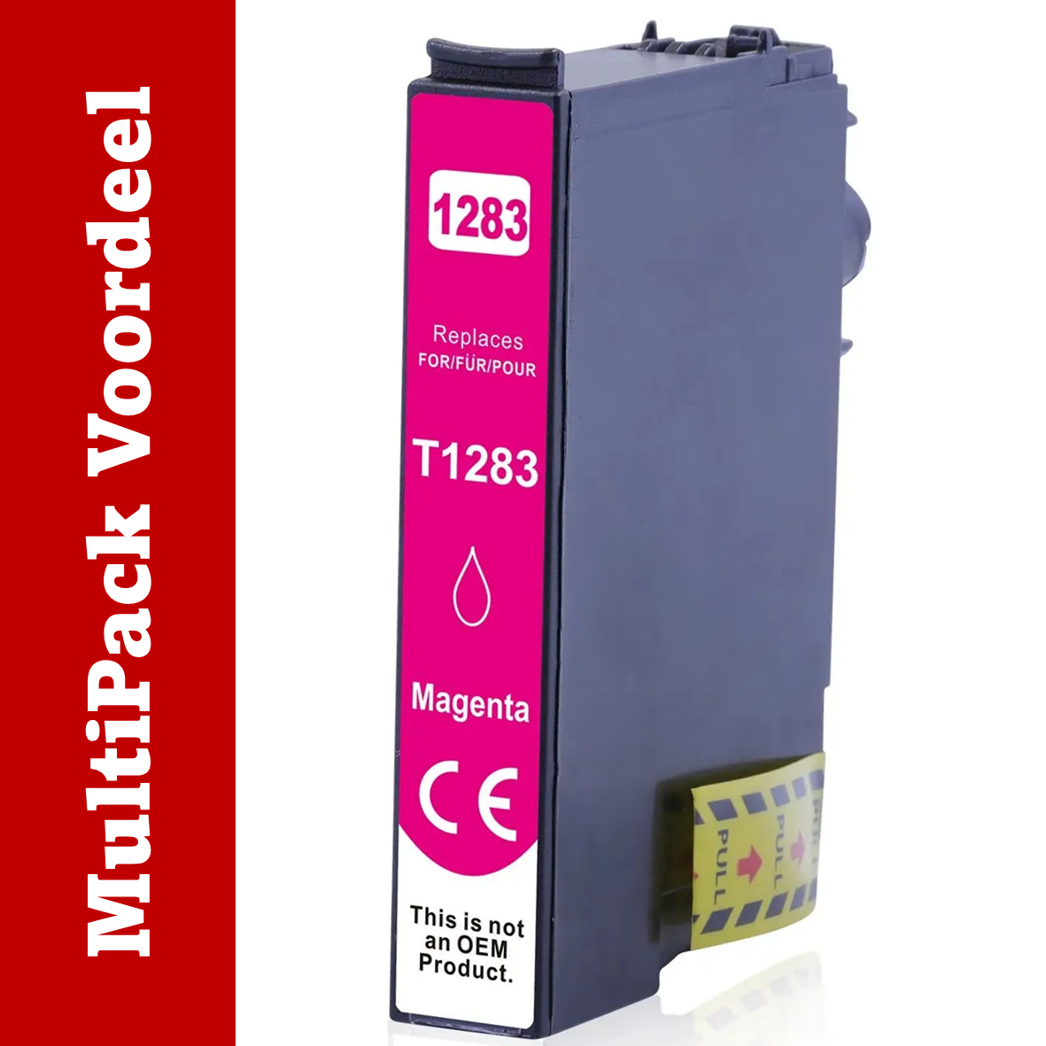 Huismerk T128-Serie XL / T1285 Epson Inktcartridges | MultiPacks & Los | XL, Meer Prints, Zelfde Cartridge | CE