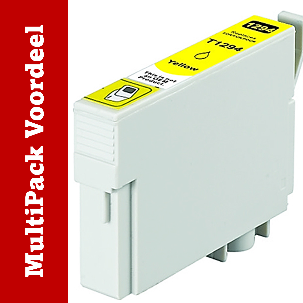 Huismerk T129-Serie XL / T1295 XL Epson Inktcartridges | MultiPacks & Los | XXL, Meer Prints, Zelfde Cartridge |